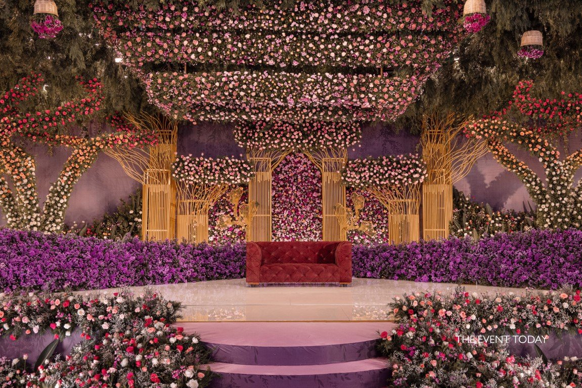 Vidhu Mithilesh Reception Decor-2